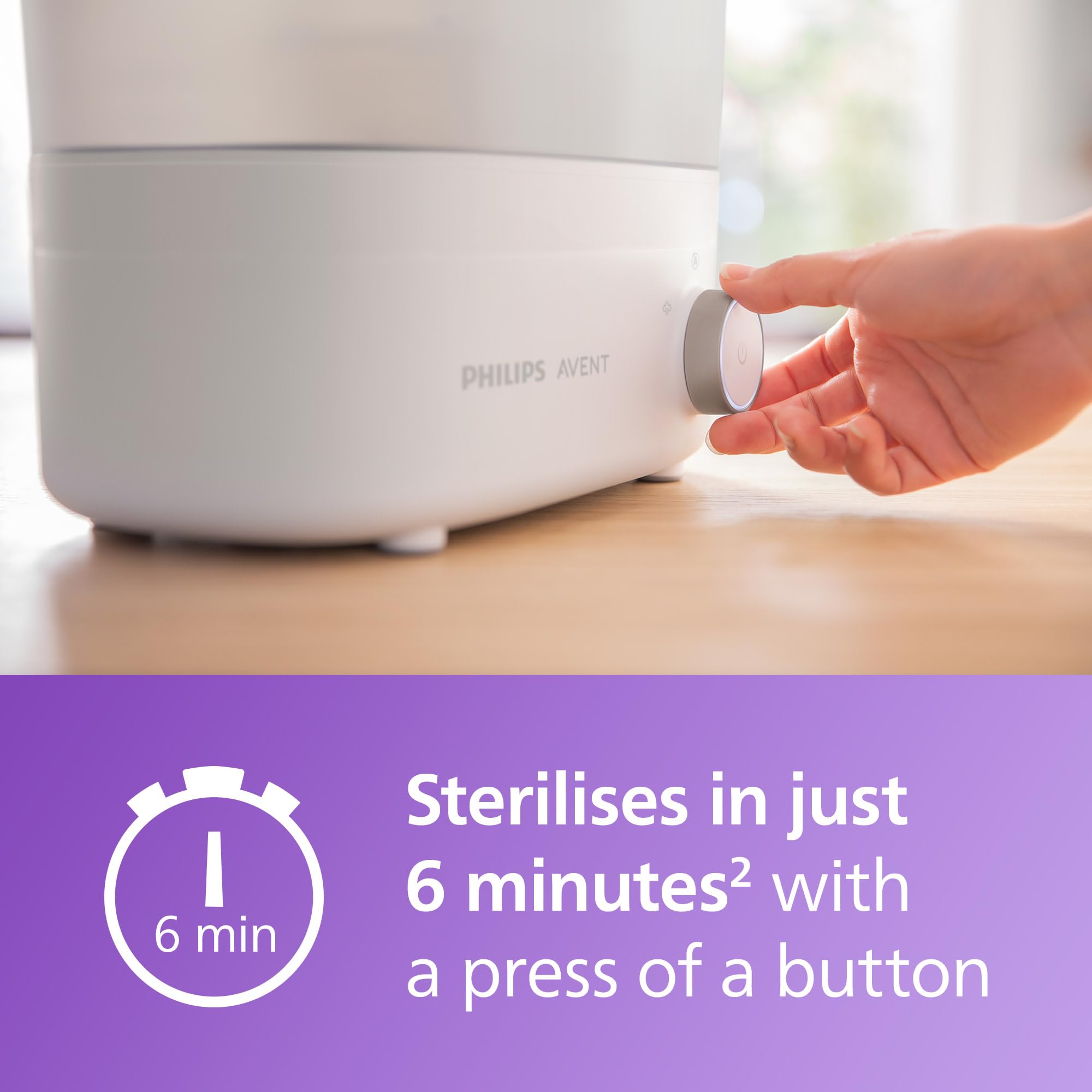 AVENT Premium Electric Steam Sterilizer and Dryer for Baby Bottles